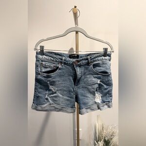 Black Label Denim Jeans Shorts